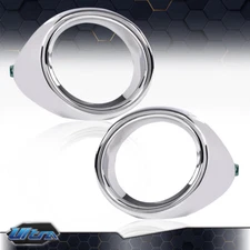 Fit For 2013-2015 Lexus ES300h ES350 Bumper Fog Light Trim Right & Left Chrome
