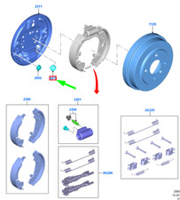 Tambour de frein Ford PUMA