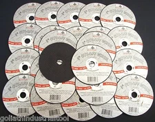 100 GOLIATH INDUSTRIAL 3" AIR CUT OFF WHEELS DISCS 1/32 DOUBLE REINFORCED CW3132