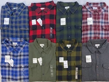 NEW Men's Sonoma Big & Tall The Supersoft Flannel Button Front Long Sleeve Shirt
