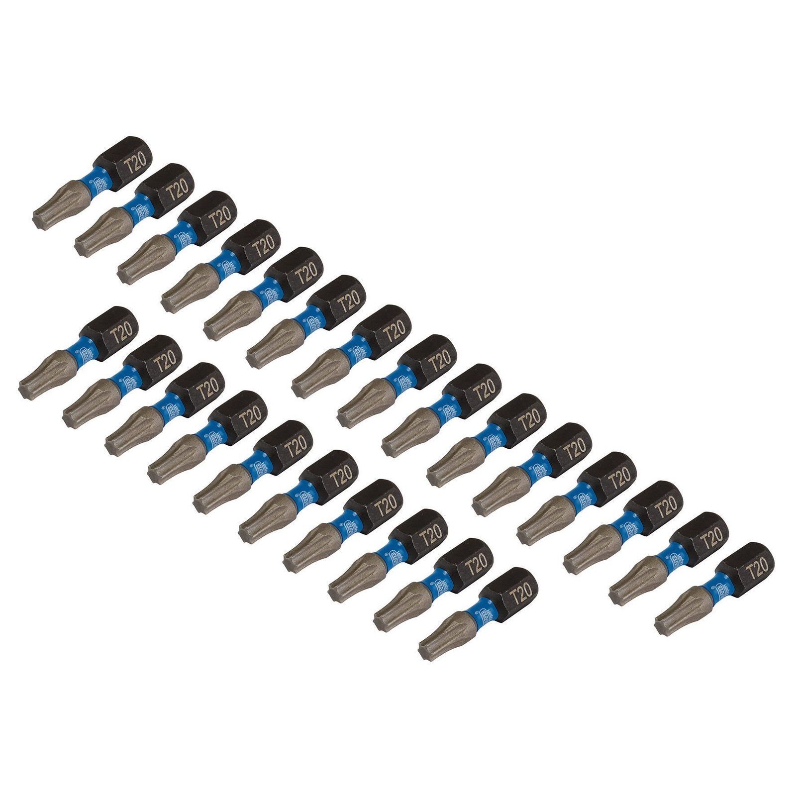 Draper T20x25mm Impact S/D Bit 25Pk 05692 Tx-Starâ Impact Screwdriver Bits, 1/4" Hex - Image 2
