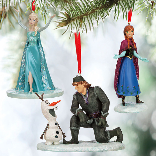 NIB Disney Store Frozen Ornament Set 