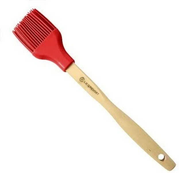 NWT Le Creuset Silicone Pastry Brush, Cherry Red Cerise, Wooden Handle
Opens in a new window or tab