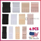 4Pcs Adjustable Bra Extender 2/3/4 Hooks with Elastic Underwear Strap Extension