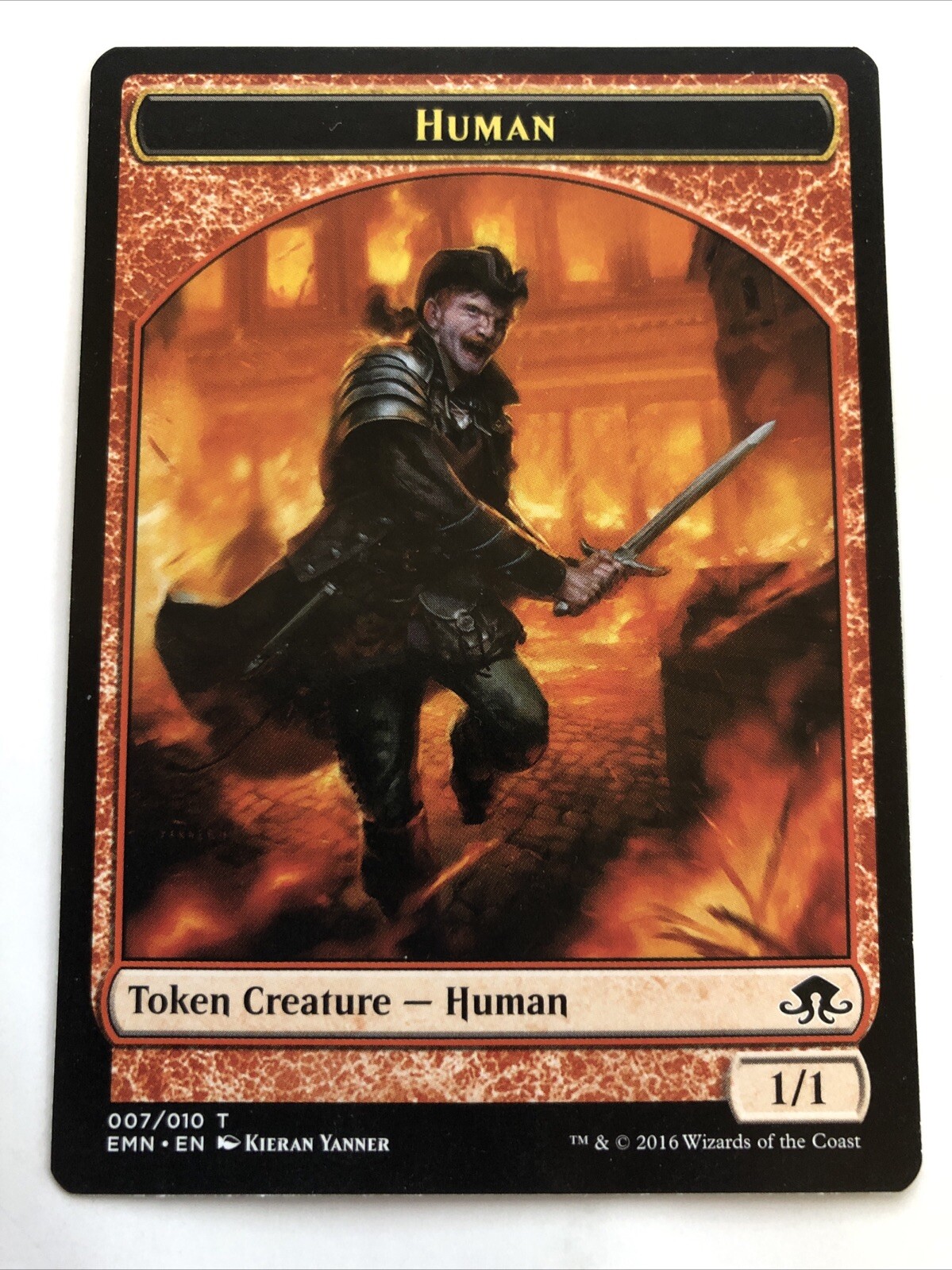 MTG Eldritch Moon Human Token 007/010 LP