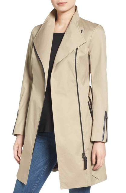 Mackage Sand Estela Belted Trench Coat 
