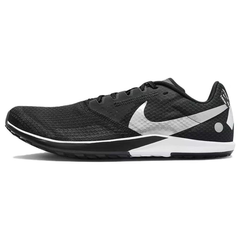Size 9.5 - Nike Zoom Rival Waffle 6 Black Metallic Silver Size 9.5 - Nike Zoom Rival Waffle 6 Black Metallic Silver