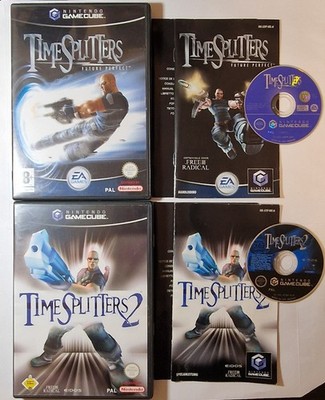 Time Splitters 2 + Future Perfect - Nintendo Gamecube - CIB