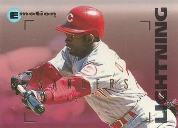 Deion Sanders 1995 SkyBox E-Motion 118 Cincinnati Reds Baseball Card