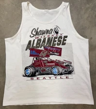 Vintage Shawna Albanese #56JR Sprint Car Tank Top - Large
