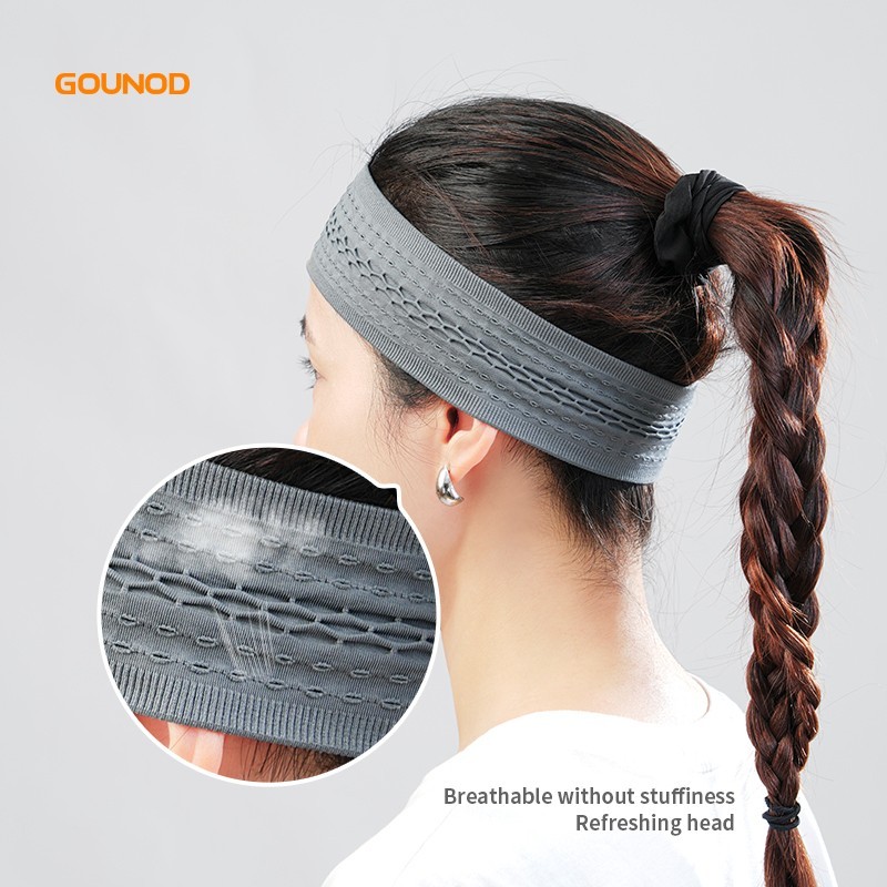 Wide Headband Headbands For Women Short Hair Non Slip Elastic Sweat Hairbands Soft Fabric Hair Bands Workout Yoga Running Sport Thin Hair Wrap For Girls Brown Headband - Foto 5