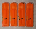 2009 Nerf 18 Round Dart Ammo Magazine Clip Cartridges Lot of 4