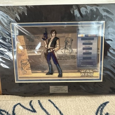ACME Archives Limited Star Wars Animated Han Solo Character Key Cel 0097/1000