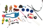 Vintage Mixed Lot Action Figures Accessories & Weapons Lot - 1970s 1980s