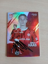 Trading Card signiert Mika Haas 1.FC Kaiserslautern NEU On Card 