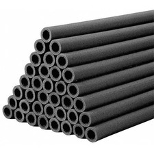 Tubolit Pipe Insulation, 6 ft. L, Polyethylene, 1/2 in Wall DGT11012SY Tubolit