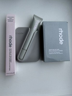 Rhode Snap On Lip Case + Peptide Lip Tint ( Watermelon )  Neu