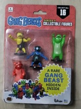 Gang Beasts Series 1 Coleccionables 4 Figuras +1 Rara . Nuevo.