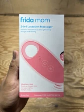 Frida Mom 2-in-1 Lactation Massager, Multiple Modes of Heat + Vibration for Clo