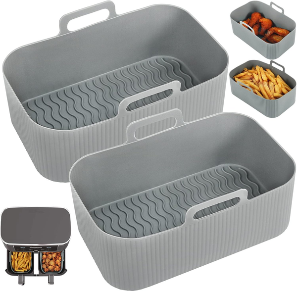 Airfryer ZubehöR FüR Ninja Foodi Dual Zone HeißLuftfritteuse AF300EU/AF200EU, Si-image