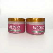 2pk Tree Hut Watermelon Whipped Shea Body Butter, 8.4 oz – Lightweight Hydration