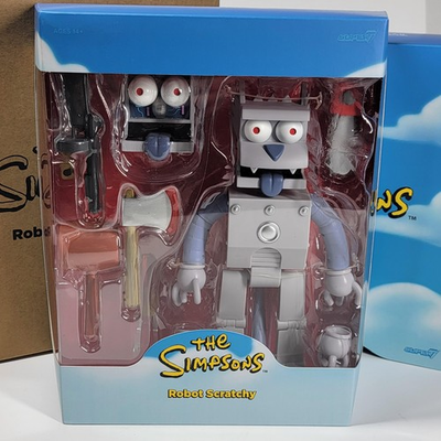 #ad #ad Super7 Ultimates The Simpsons Robot Scratchy Action Figure Itchy amp; Scratchy $22.95
