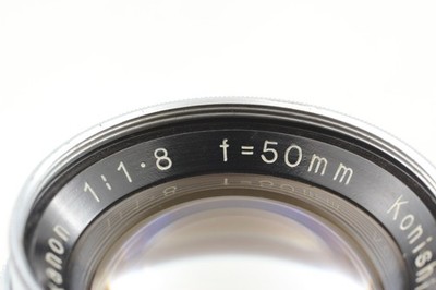 Near MINT] Konica IIIA III A Rangefinder Camera Hexanon 50mm f/1.8