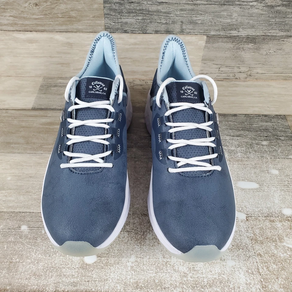 Zapatos de golf Callaway La Jolla SL para mujer talla 7 de cuero azul marino con cordones zapatillas bajas Foto 2 de 4