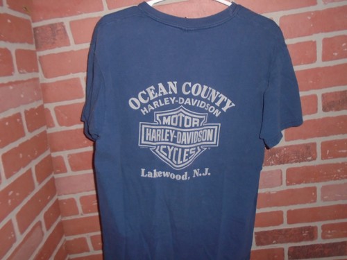 Tshirt homme HARLEY DAVIDSON VINTAGE 2000 LAKEWOOD NJ LOGO TAILLE GRAND - Photo 4/6