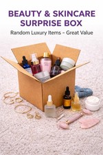 Women  s Beauty Surprise Box   Jewelry, Skincare  Self-Care Items Mystery Box 