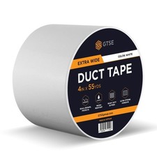 Wide White Duct Tape 100Mm X 50M 4? Waterproof Strong Heavy Duty Tape One Roll 0.43 per metre
