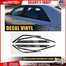 For Chrysler 300 2011-23 Window Trim Chrome Delete Blackout Vinyl Overlay 8-80X