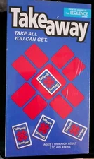 Take Away Card Game by Jax Ltd From Makers Of Sequence - NIP - 2 to 4 players