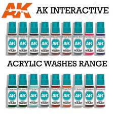 AK Interactive Acrylic Wash Paint – Single Colour | Water-Based | Matte RM24