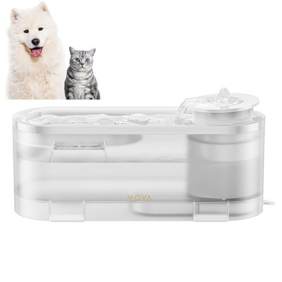 WF10 Pro Pet Water Fountain, Cat Water Fountain with Quiet Pump and 3 Water F...