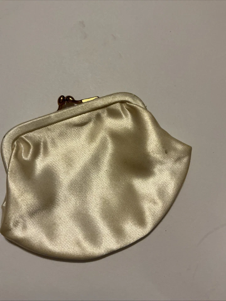 Редкая винтажная вечерняя сумка Jorelle с ручным бисером сделано во Франции с сумочкой для монет - Изображение 4 из 4