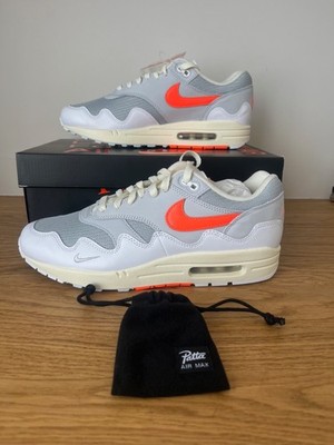 Nike Air Max 1 x Patta Herren Neu Größe 44 Weiß Collaboration Limited