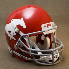 SMU MUSTANGS NCAA Schutt XP Full Size AUTHENTIC Gameday Football Helmet