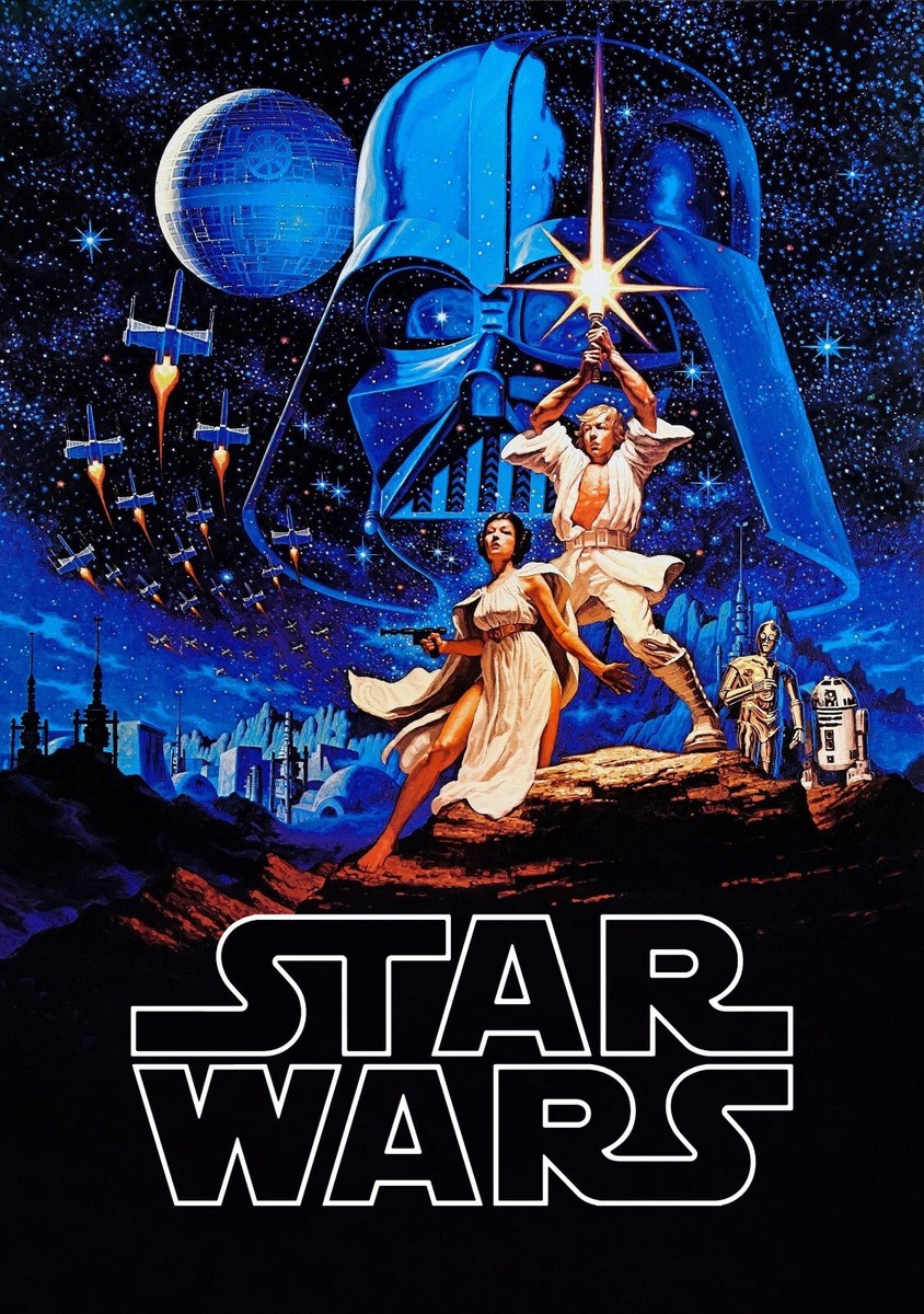 1977 Star Wars Episode IV A New Hope Movie Poster 11X17 Darth
