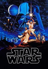 1977 Star Wars Episode IV A New Hope Movie Poster 11X17 Darth Vader Luke 🍿