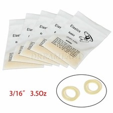 500pc/ 5 pack Dental Orthodontic Rubber Bands Elastics Latex Braces 3.5 OZ,3/16"