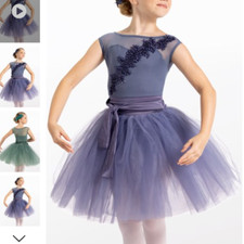 Weissman blue ballet costume a thousand miles youth large