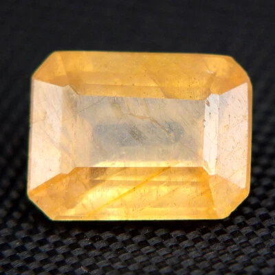 SHOLA Echt 3,13 Ct Natürlicher Orange Gelb Saphir aus Madagaskar  - Bild 1 von 2
