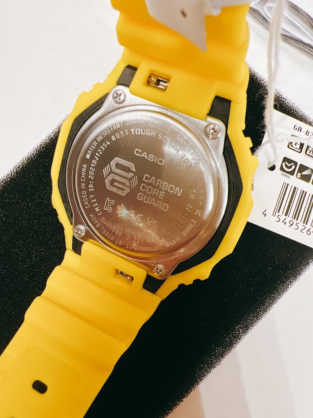 新品 G-SHOCK GA-B2100C-9AJF bluetooth GAB2100C-9A | Yellow Analog-Digital Men's Watch - G-SHOCK