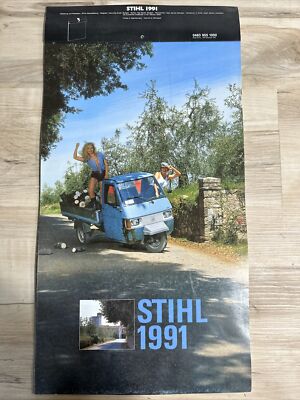 Stihl 1991 Calendar Complete NOS