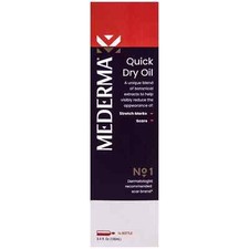 Mederma Quick Dry Oil LARGER 3.4 oz BOX, Stretch Marks Scars DRY SKIN, EXTRACTS