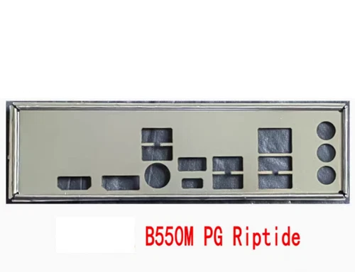 Shield I/O IO Backplate For ASRock B550M PG Riptide Motherboard