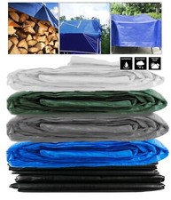 WATERPROOF HEAVY DUTY TARPAULIN COVER TARP GROUND CAMPING COVER VARIOUS SIZE