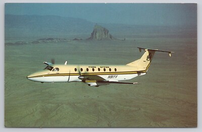 Postcard MESA AIRLINES. Inc. Beech 1900C-1 N91YV MSN UC-91 Monument Valley