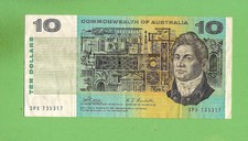 #D166.   1968   PHILLIPS / RANDALL   C of A   $10 PAPER BANKNOTE  #SPX 735317